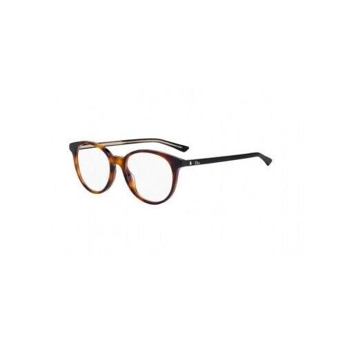 Christian Dior MONTAIGNE47F-581 Havana Eyeglasses