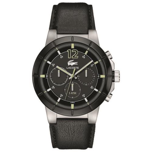 Men`s Lacoste Darwin Black Chronograph Watch 2010743