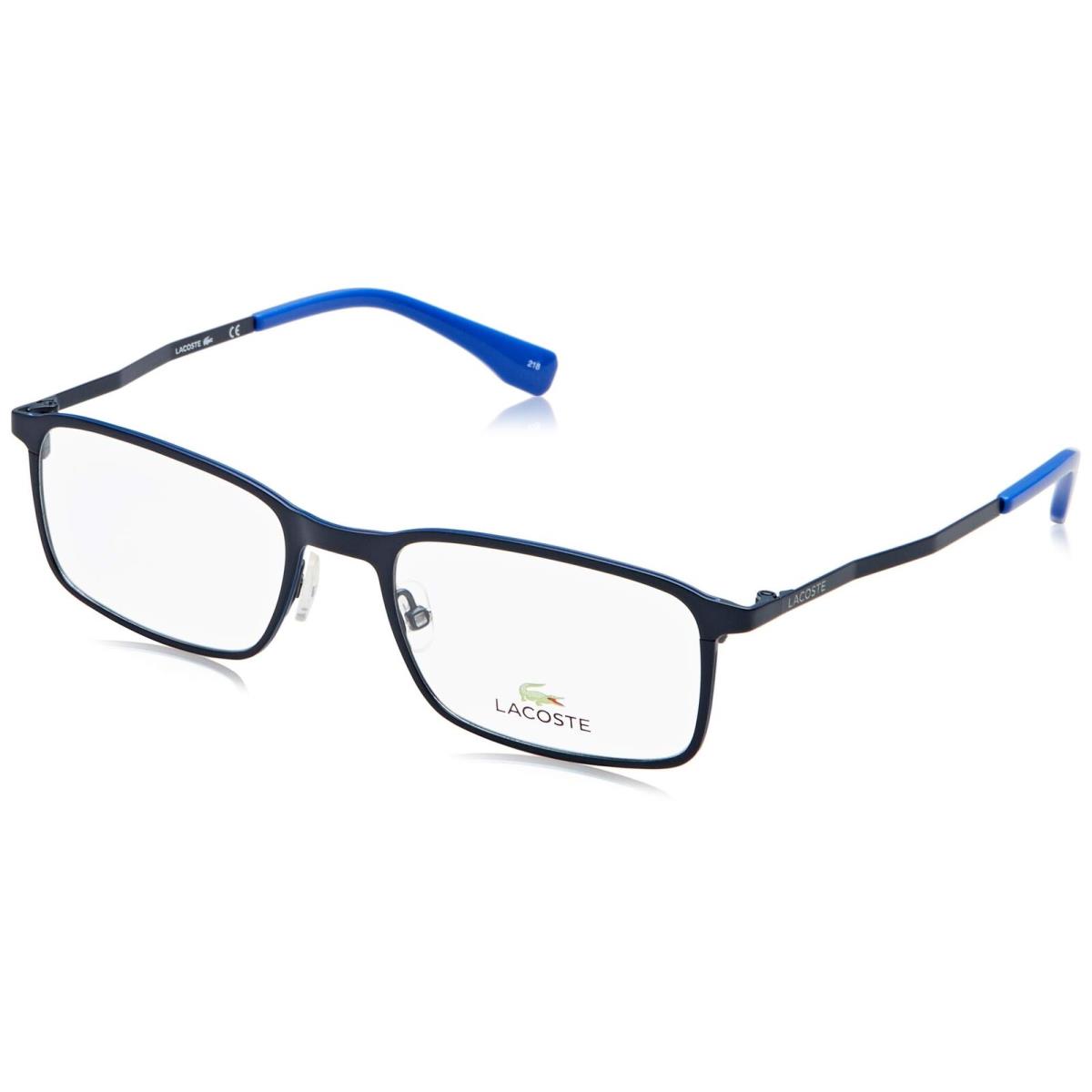 Lacoste L2240 Matte Blue Eyeglasses 52mm with Lacoste Case