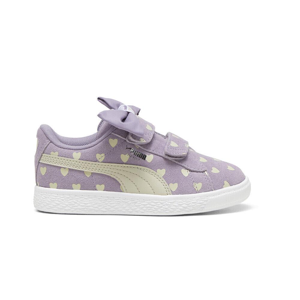 Puma Suede Classic Lf Rebow Slip On Toddler Girls Purple Sneakers Casual Shoes - Purple