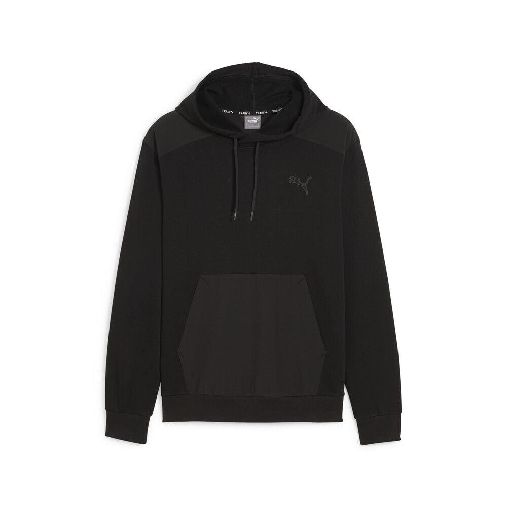 Puma M Concept Knit Hoodie Mens Black Casual Outerwear 52488701