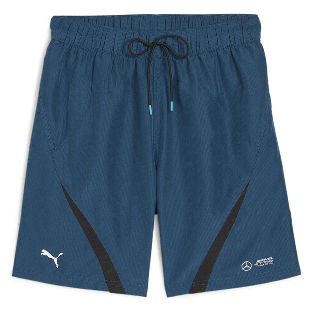 Puma Mapf1 Statement Woven Shorts Mens Blue Casual Athletic Bottoms 62372607