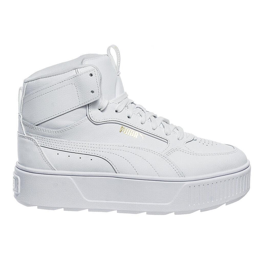 Women`s Puma Karmen Rebelle Mid Puma White/puma White 387213 01 - 10 - Puma White/Puma White