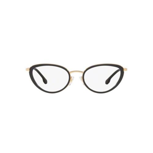 Versace Varsace Eyeglasses Black/gold W Demo Lens VE1258-1438 52-19-140