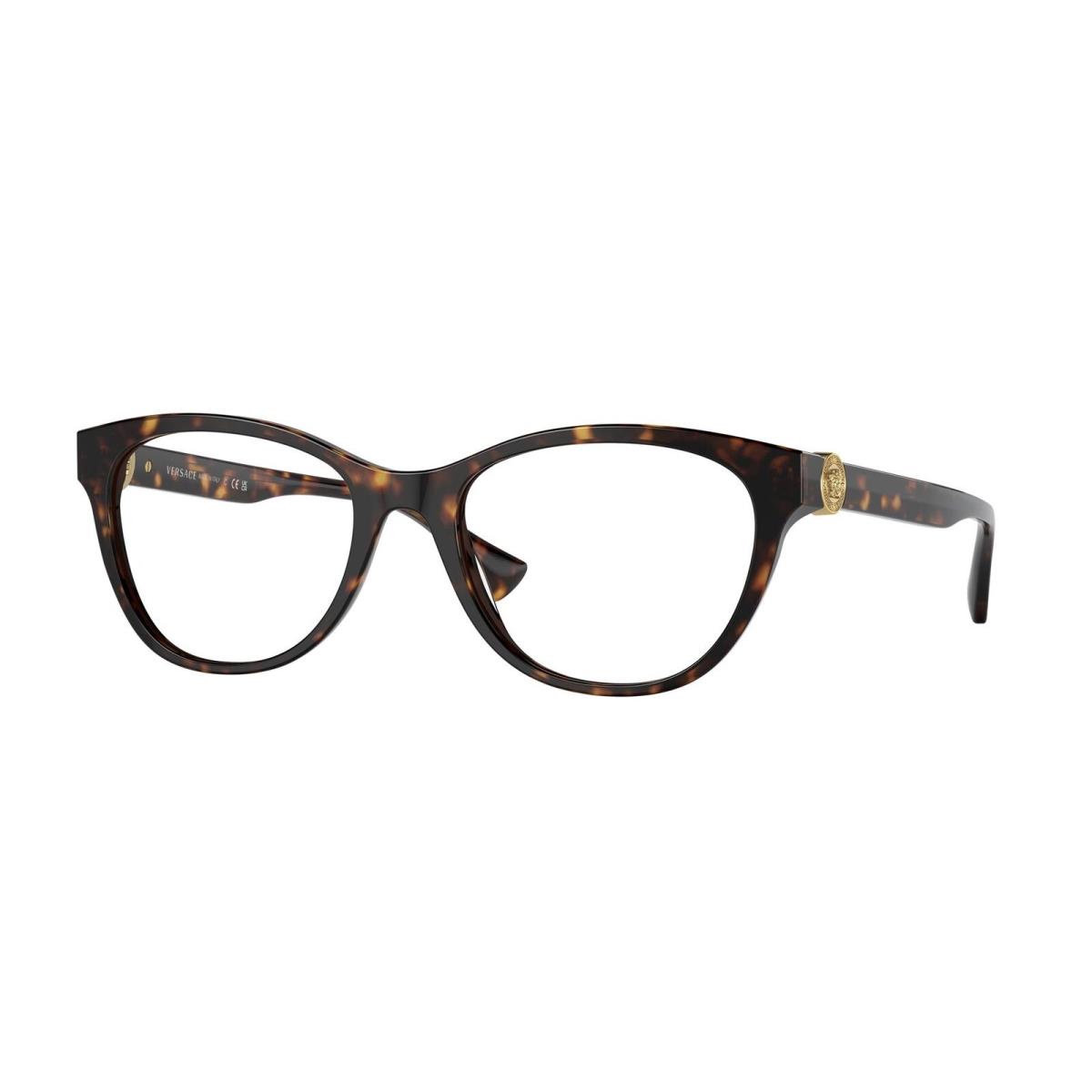 Versace Varsace Eyeglasses Havana VE3330-108 55 55-19-145