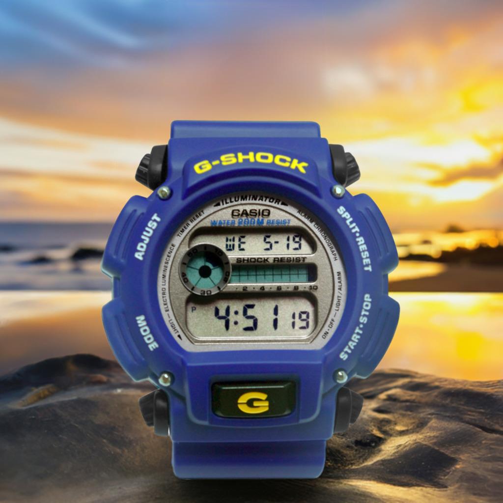Casio DW9052-2V G-shock Blue Digital Dial Resin Band Men Watch