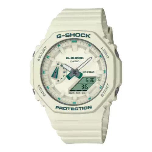Mew Casio G-shock GMAS2100GA-7A One Tone Series Analog Digital Watch White