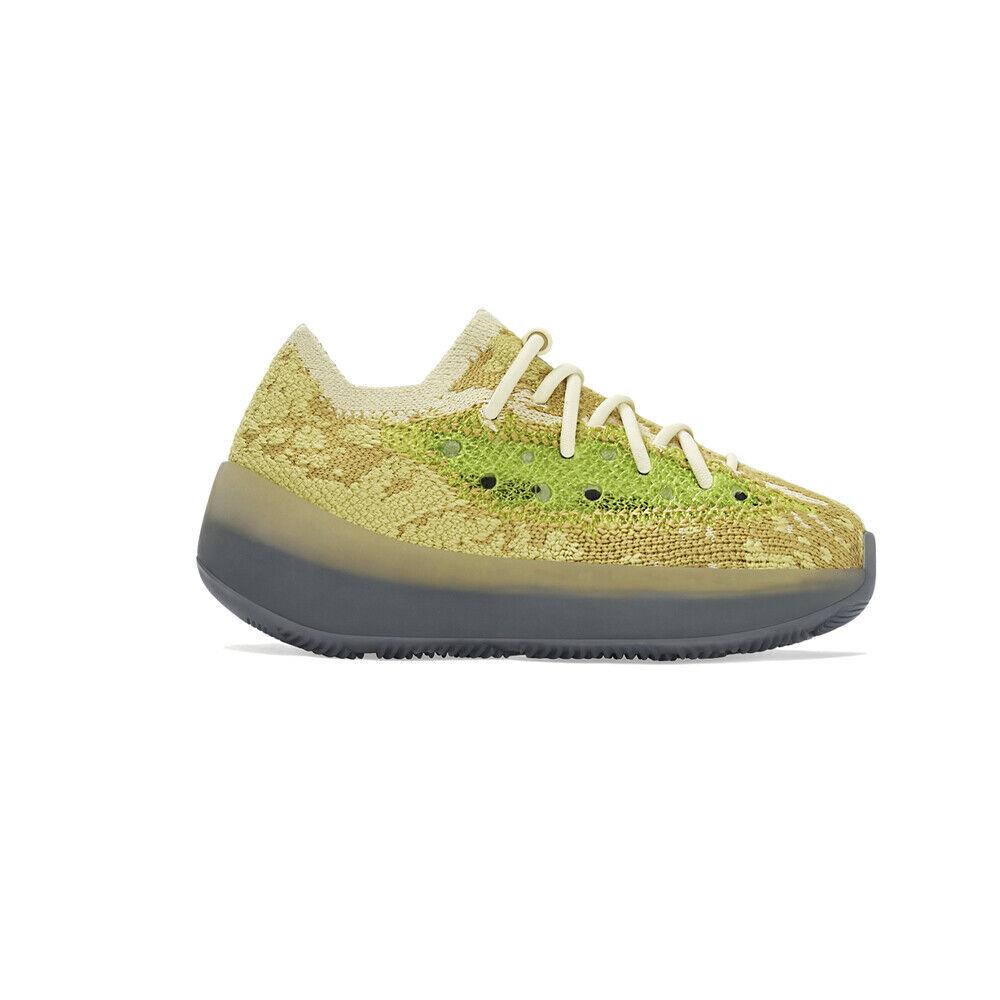 Adidas Yeezy Boost 380 Slip On Infant Boys Green Sneakers Casual Shoes FZ4992 - Green