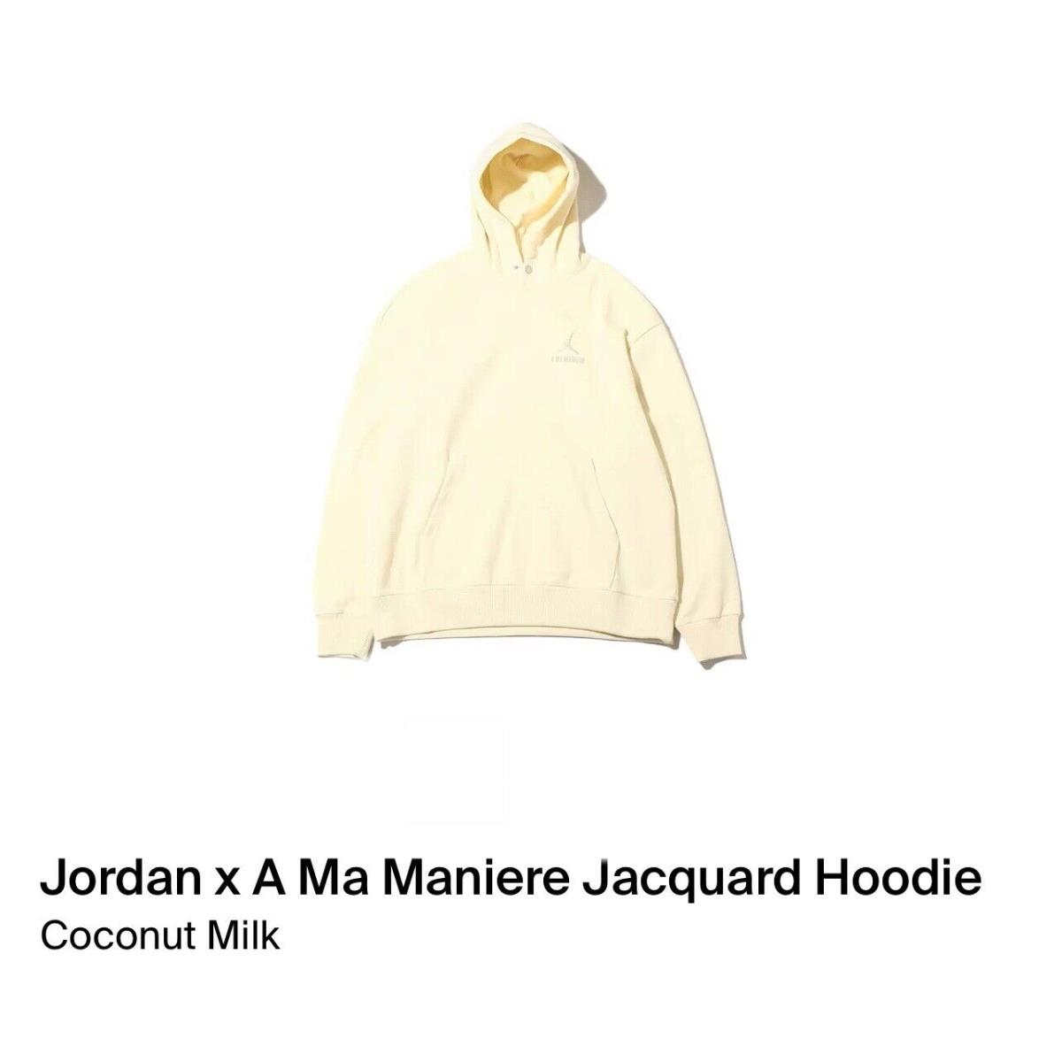 Men Size 2XL Nike x A MA Maniere Pullover Hoodie Coconut Milk DV7455-113