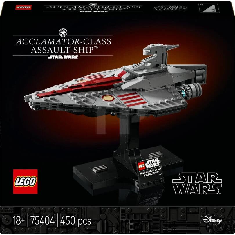 Lego Star Wars: Attack of The Clones Acclamator-class Assault Ship 75404 Toy Set