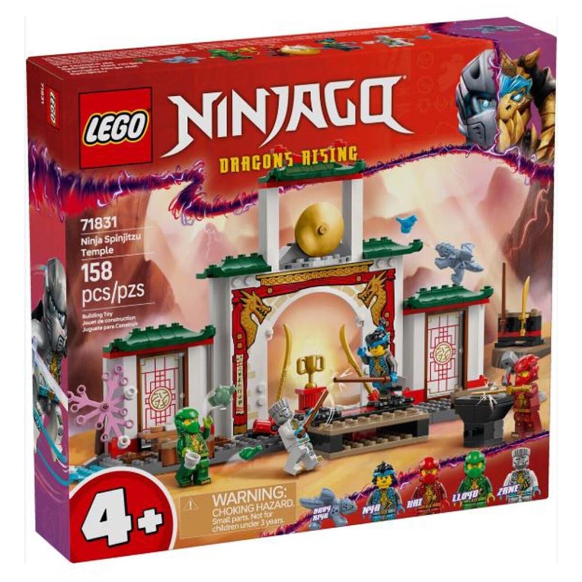 Lego Ninjago Ninja Spinjitzu Temple Building Set 71831 IN Stock