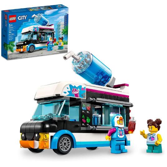 Building Toys Penguin Slushy Van Toy Truck Costumed Mini Figure Kids Gift Lego