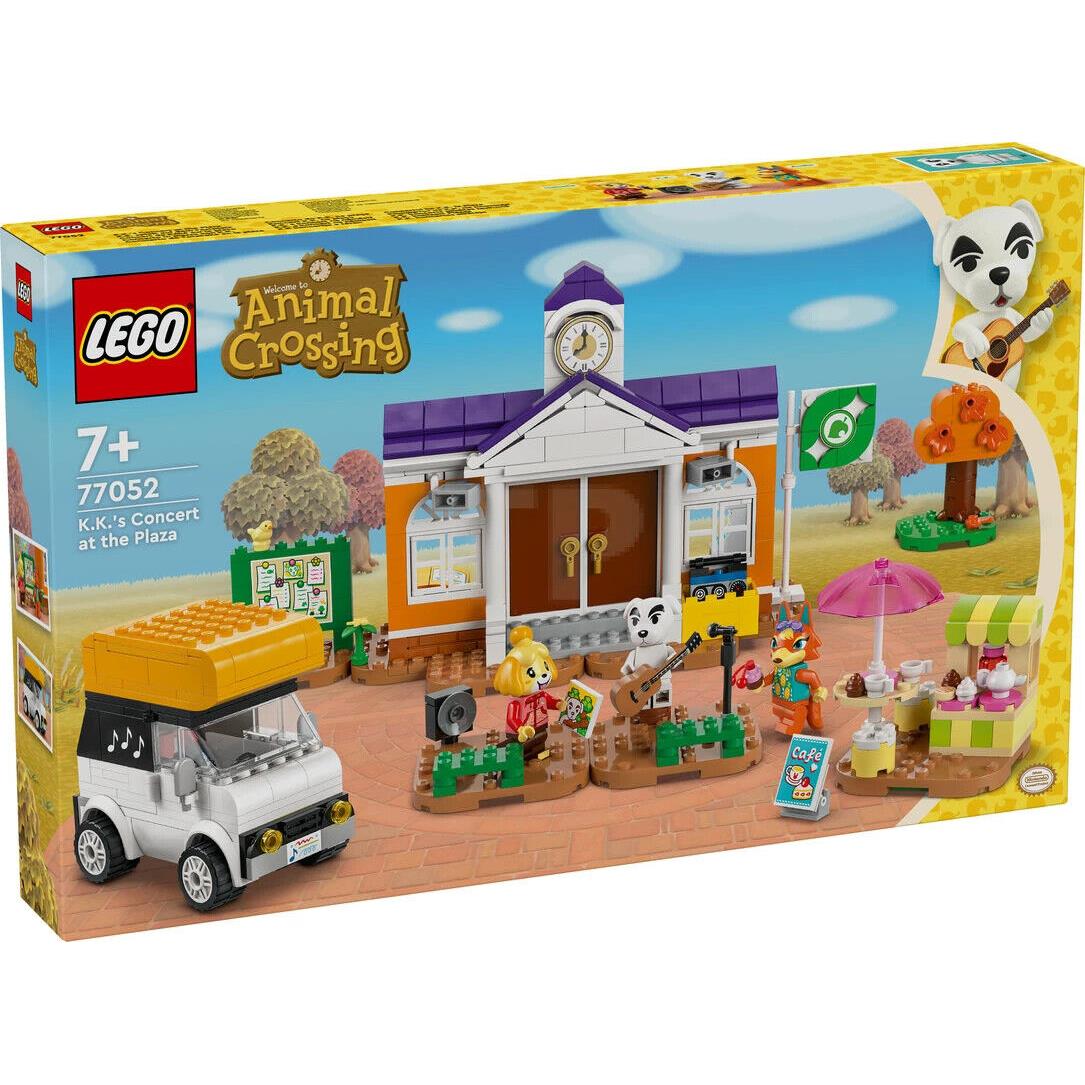 Lego Animal Crossing K.k. s Concert in The Plaza 77052 Building Toy Set Gift