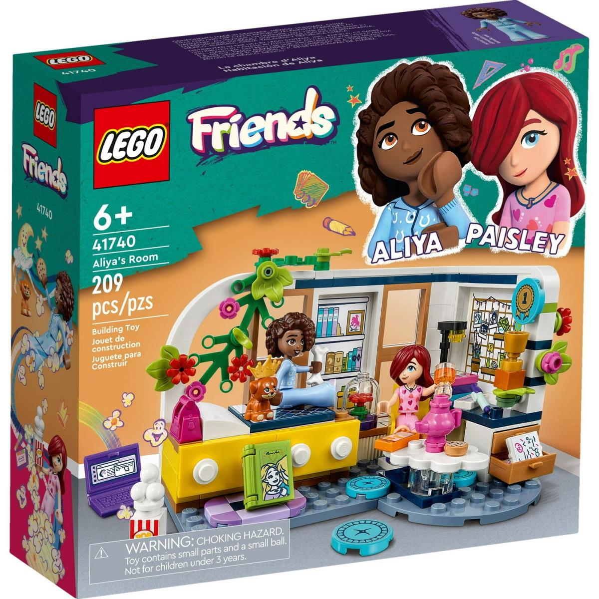 Lego Friends Aliya`s Room 41740 Building Toy Set Paisley Aliya Dolls Puppy