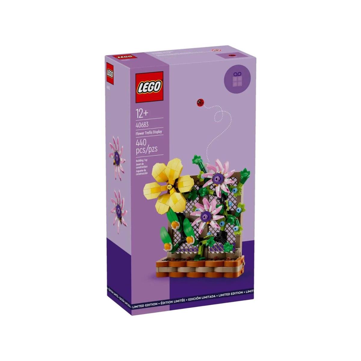 Lego Flower Trellis Display Set 40683 Box Flowers Gwp Promo