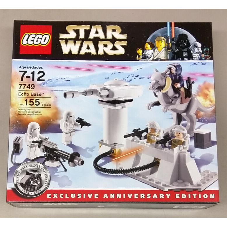 Lego Star Wars 7749 Echo Base Hoth Tauntaun Han Solo Snow Trooper