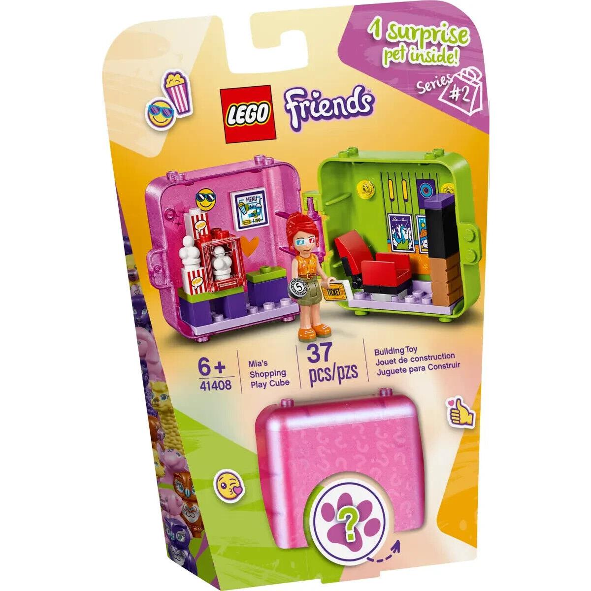Lego Mia`s Shopping Play Cube 41408 Friends Minifigure Building Set