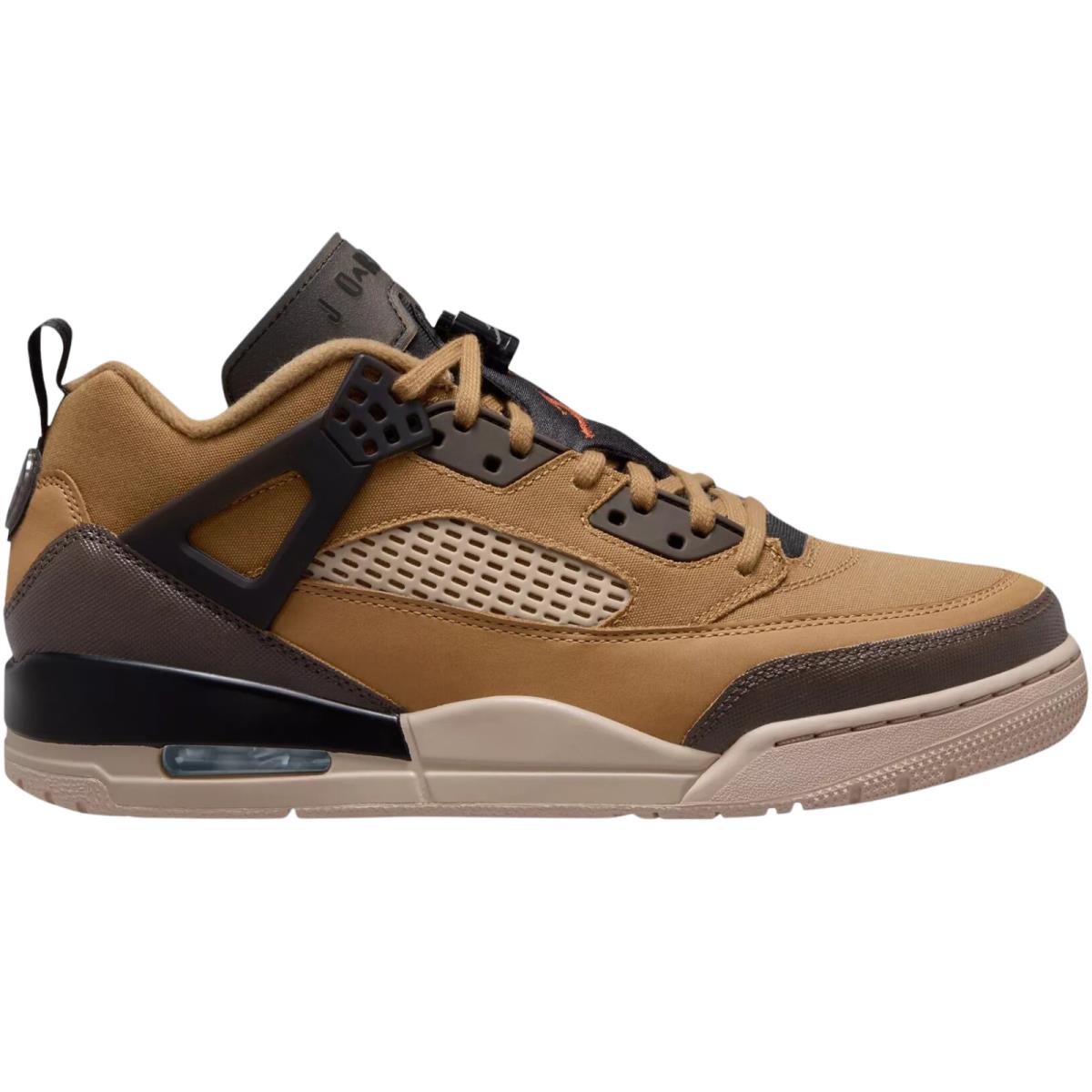 Nike Jordan Spizike Low Men`s Flax Black Baroque Brown US Sizes 7-14 FQ1759-202 - Flax/Black/Sanddrift/Baroque Brown
