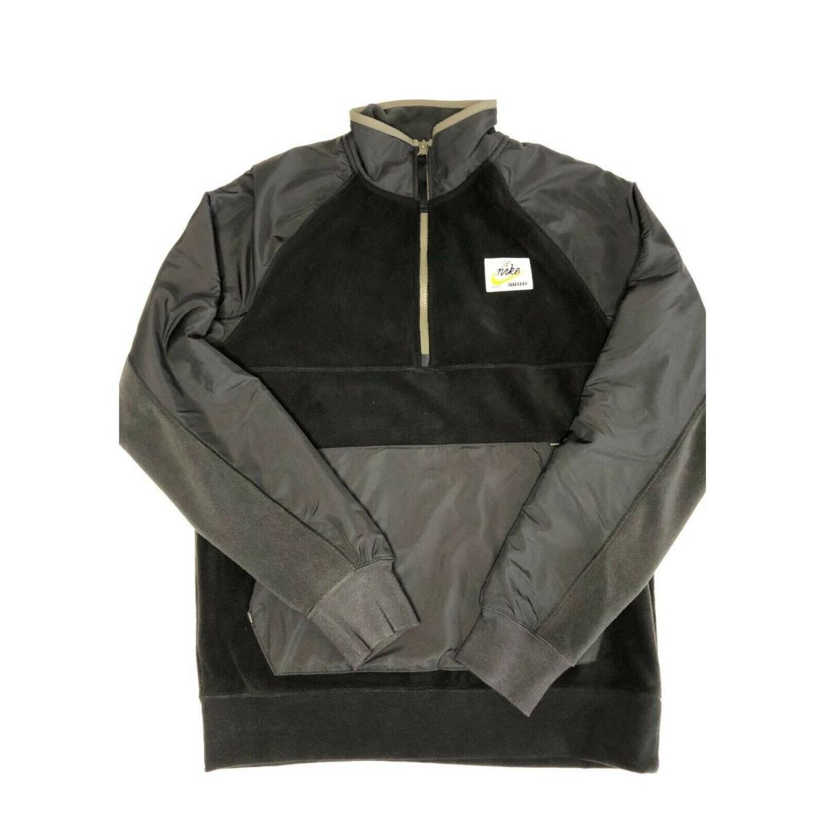 Nike Sportswear 1/2 Zip Fleece Pullover Men`s Noir DD8968-010 Size S