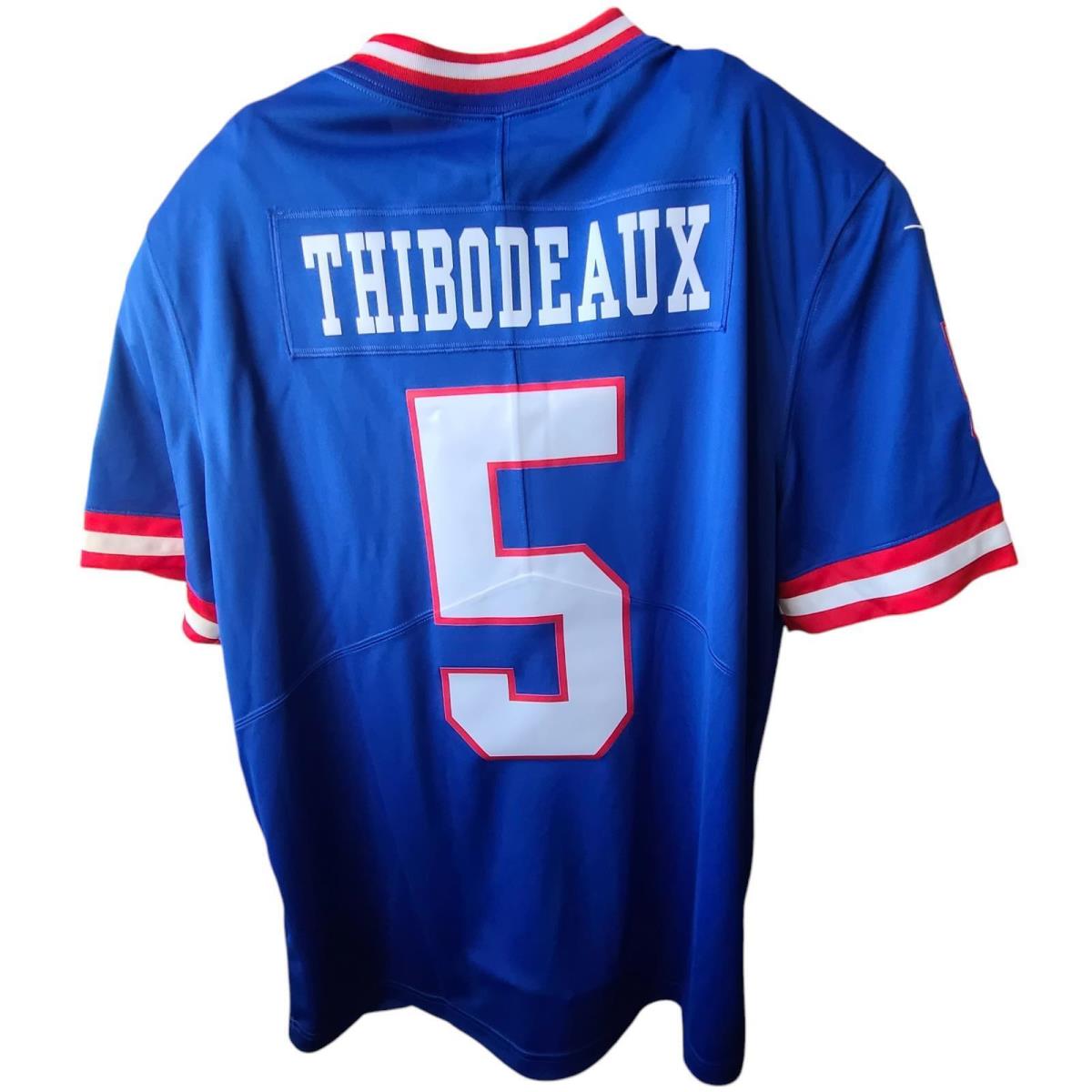 Men`s Nike York Giants Kayvon Thibodeaux Jersey - 5 Size XL