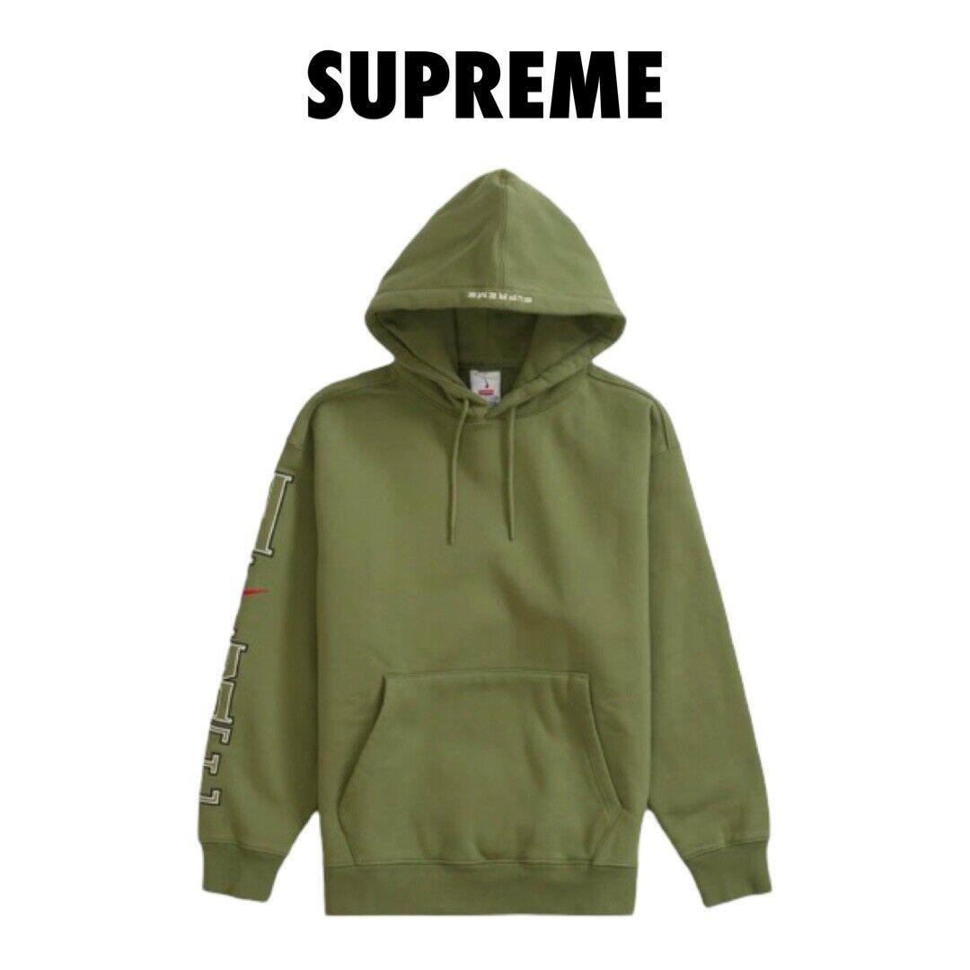 Supreme Nike Hooded Sweatshirt Size XL Olive SS24 Supreme 2024 Xlarge