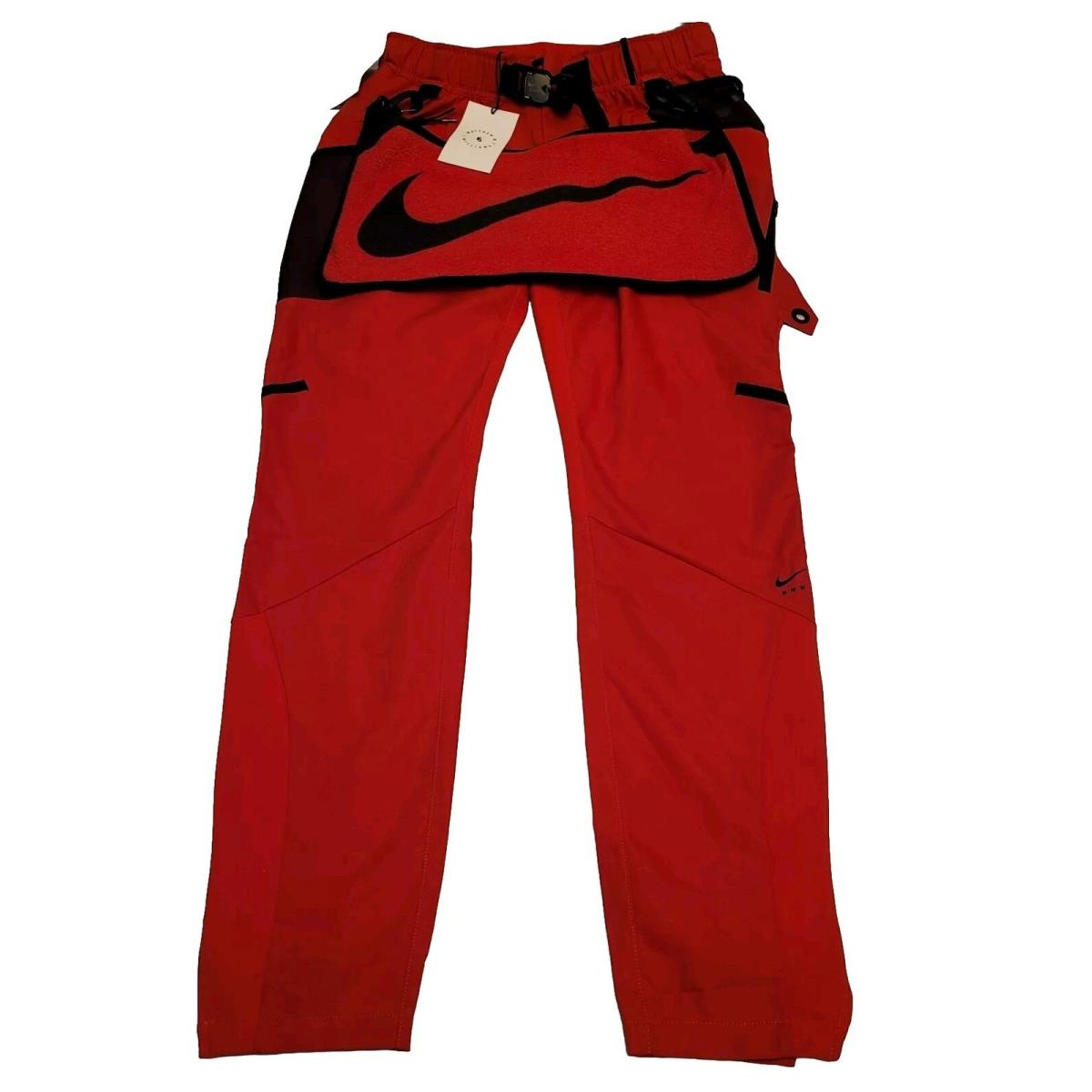 Nike x Mmw Matthew Williams Pants Red Womens Size XS CK1545-657 Tag