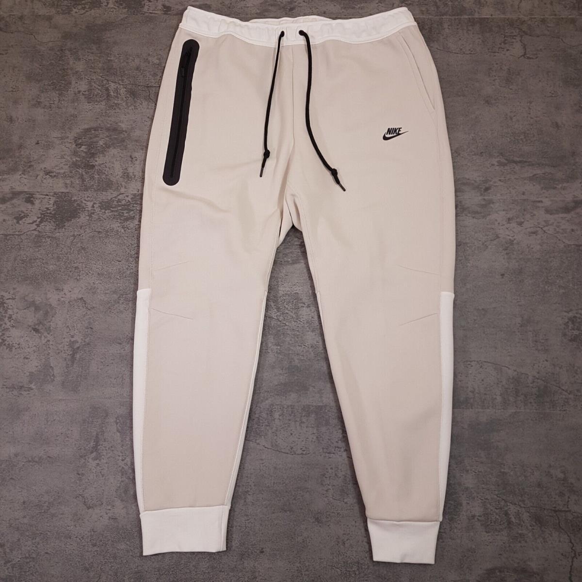Nike Tech Pack Fleece Slim-fit Jogger Pants Mens 2XL Light Orewood Brown