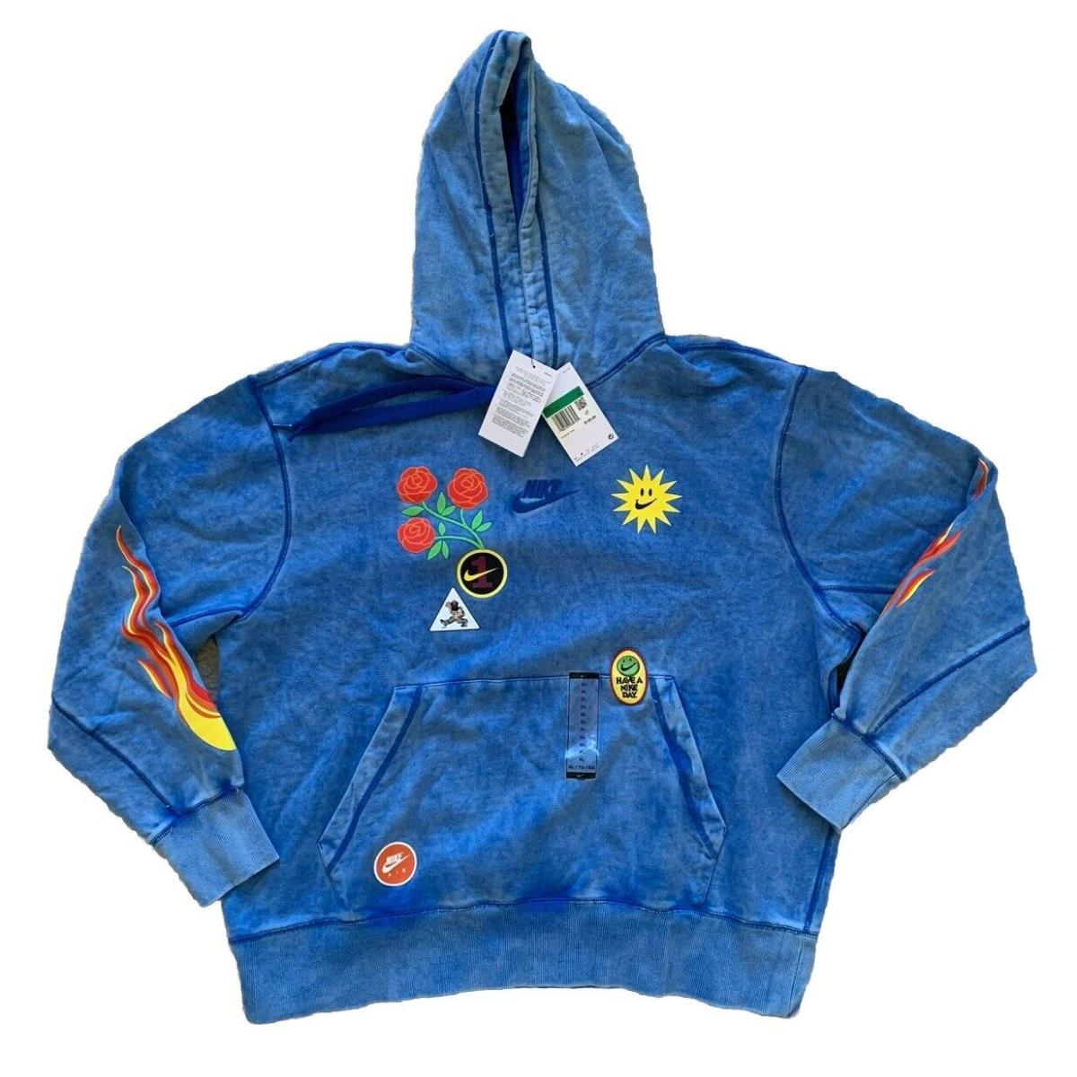 Nike Sportswear Pullover Hoodie Game Royal Have a Nike Day Men XL DZ3053-480