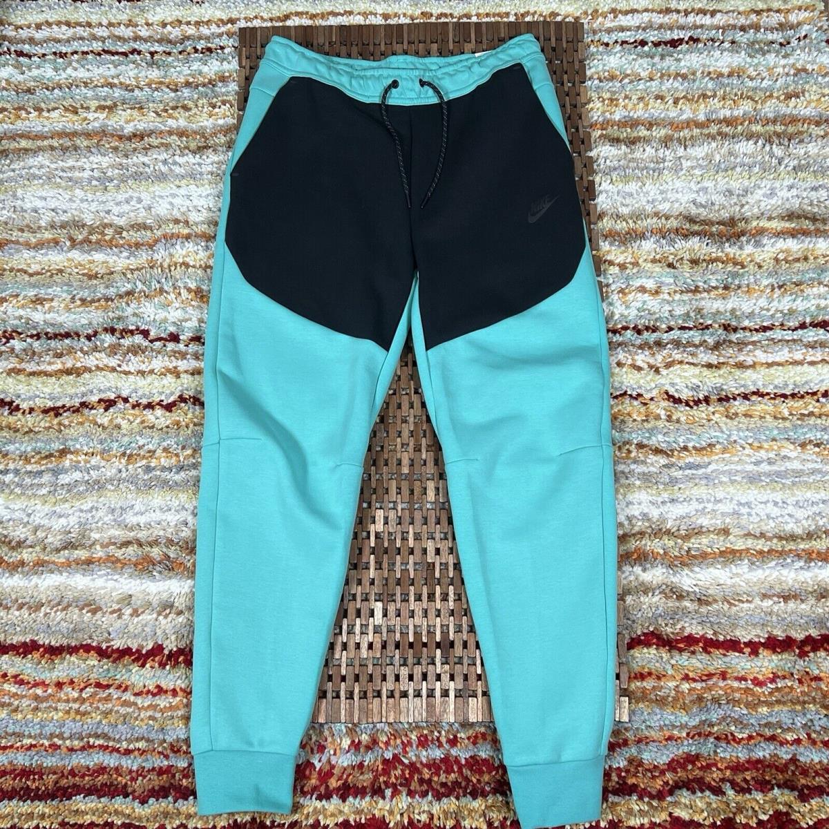 Nike Sportswear Tech Fleece Green Black Joggers Sweatpants Men`s Medium M