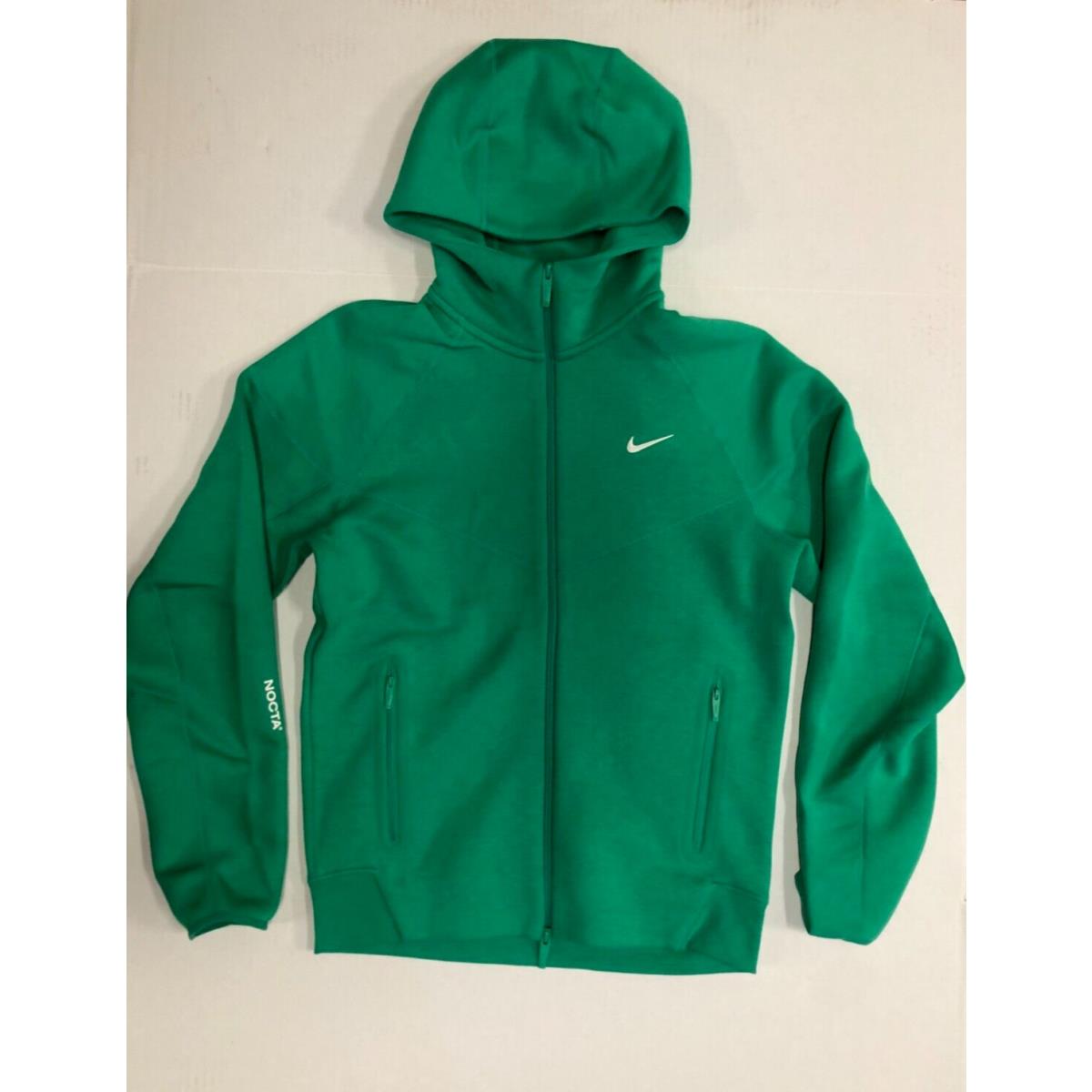 Nike X Nocta Tech Fleece Hoodie Stadium Green Sail FD8453-324 Size 2XL-TALL