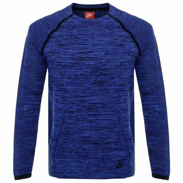 Nike Tech Knit Crew Sweatshirt Sweater Cobalt Blue 728673 439 Men`s L Large