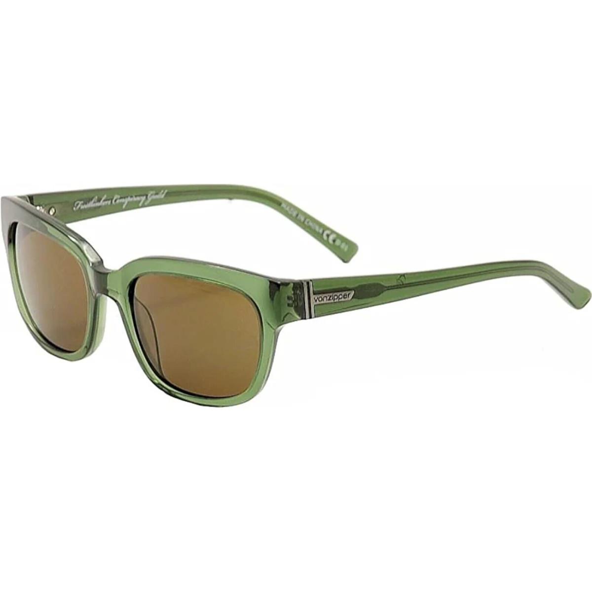 Vonzipper Men`s Commonwealth One Size Bottle Green/bronze Sunglasses by VonZipper