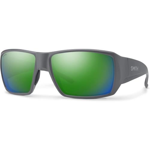 Smith Guide`s Choice S Sunglasses - Matte Cement / Green Chromapop Polarized
