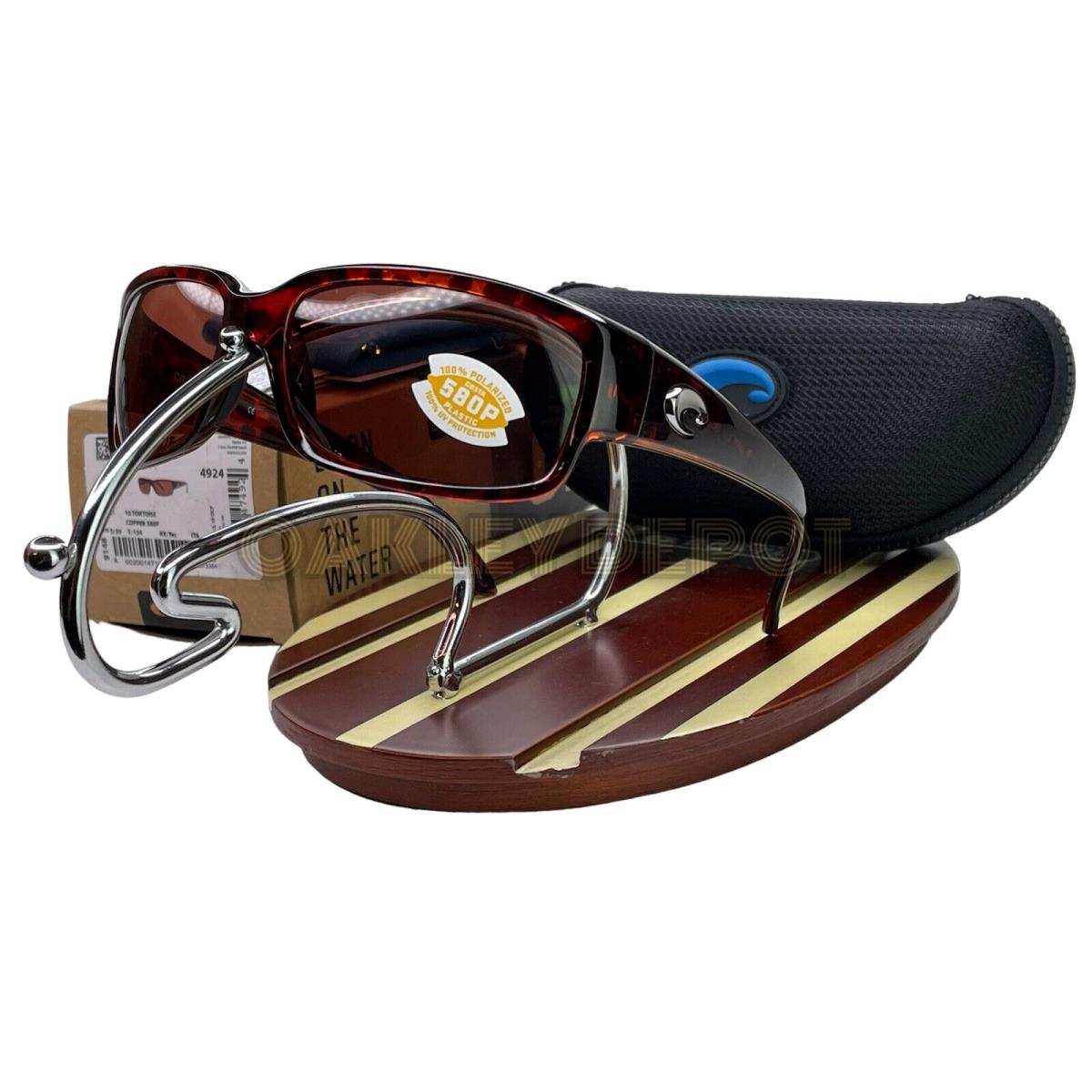 Caballito Tortoise Brown/copper 580P Polarized Sunglasses by Costa Del Mar