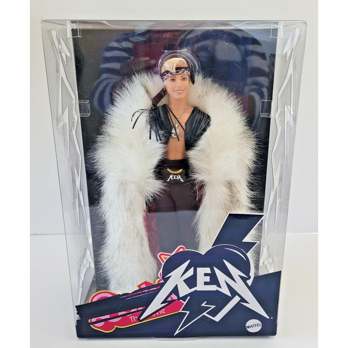 Barbie The Movie Signature Ken Doll Wearing White Fur Coat Read