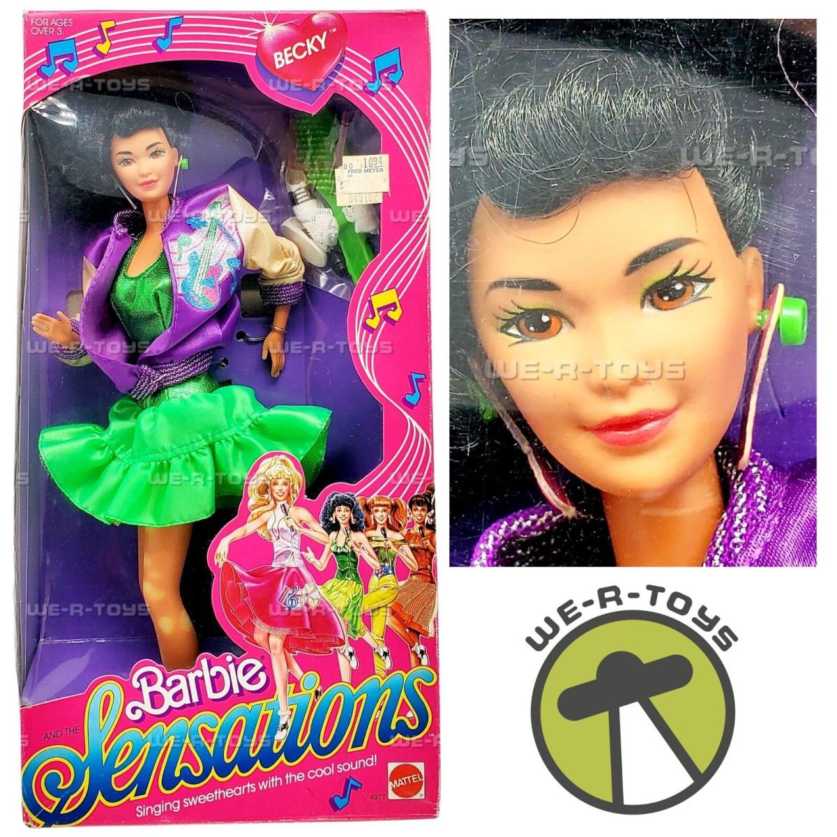 Barbie and The Sensations Becky Doll 1987 Mattel 4977