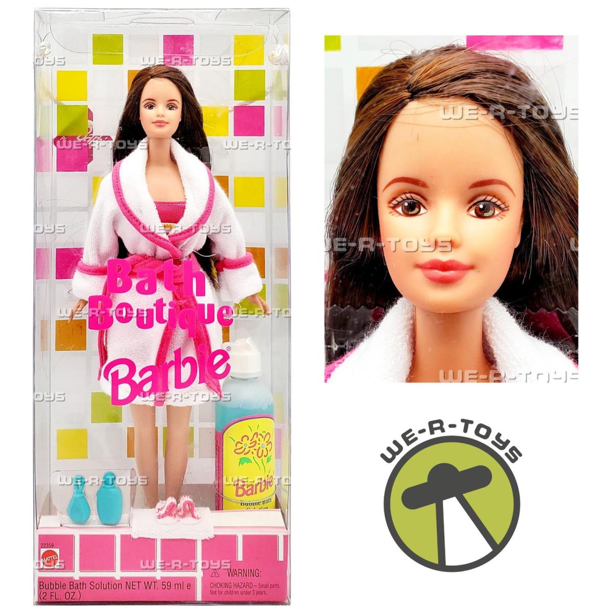 Bath Boutique Barbie Doll Brunette 1998 Mattel 22359