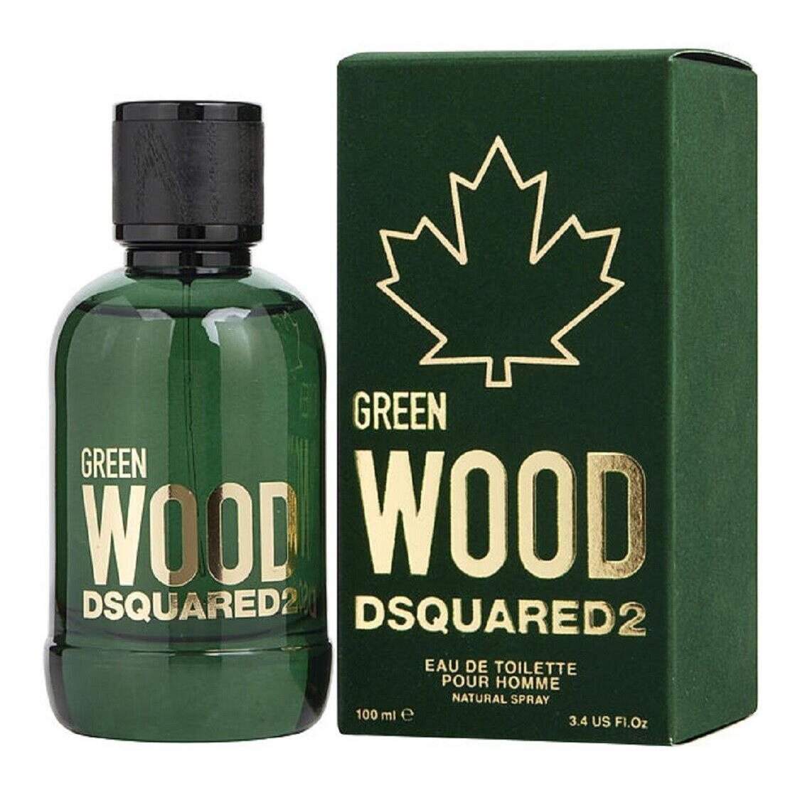 Green Wood Pour Homme Dsquared2 3.4 oz / 100 ml Eau de Toilette Men Cologne by DSquared2