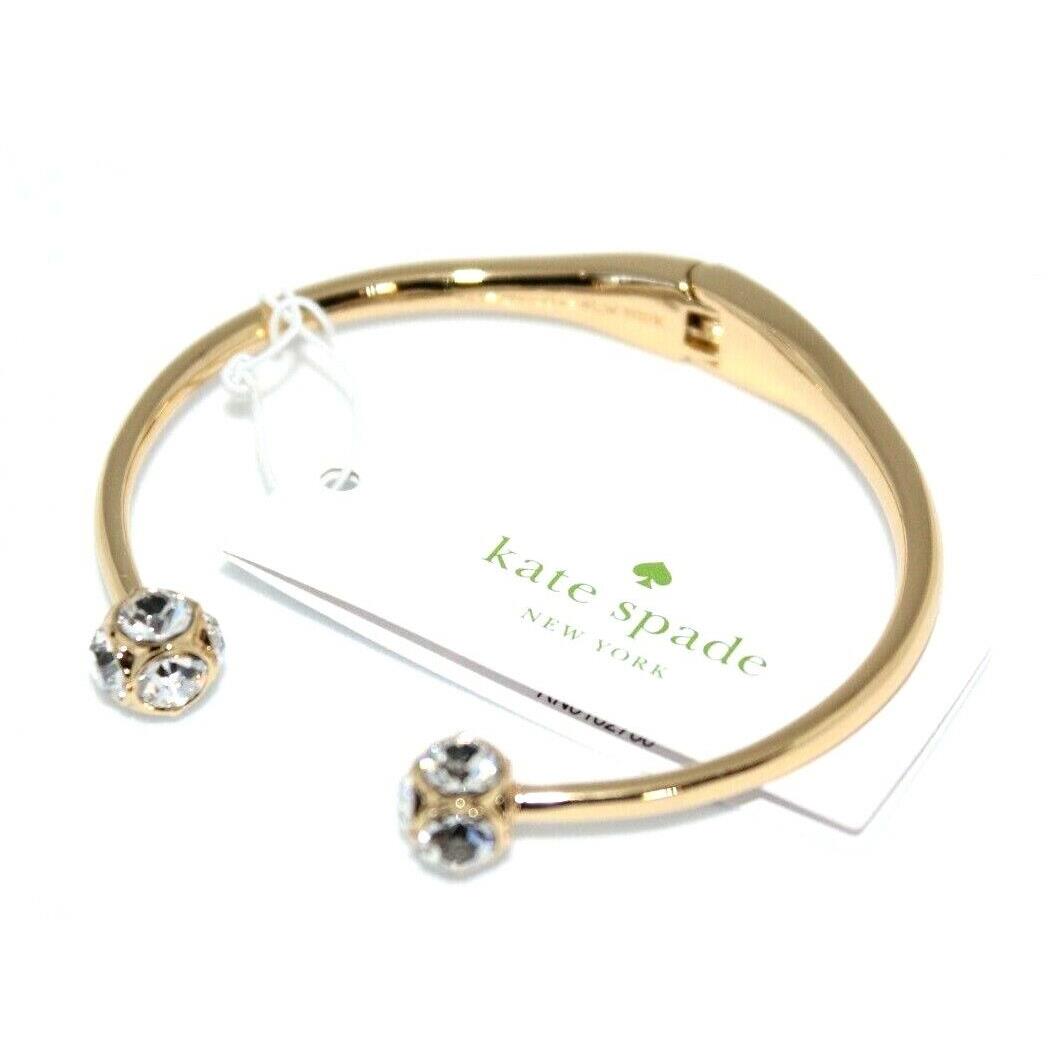 Kate Spade 2016 Lady Marmalade Diamond Hardware Bracelet Gold Tone