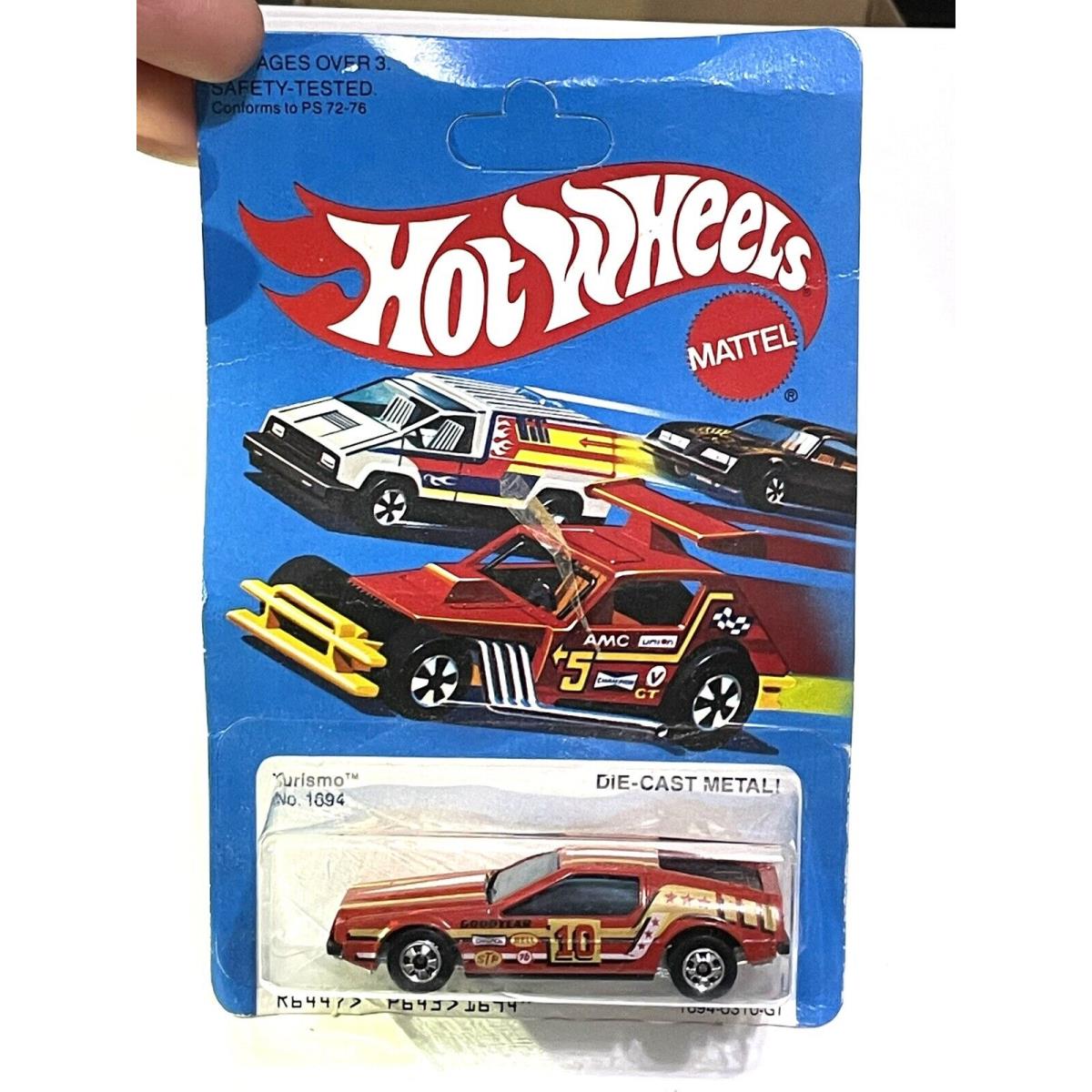 Vintage 1981 Hot Wheels Red Turismo Diecast Car No. 1694