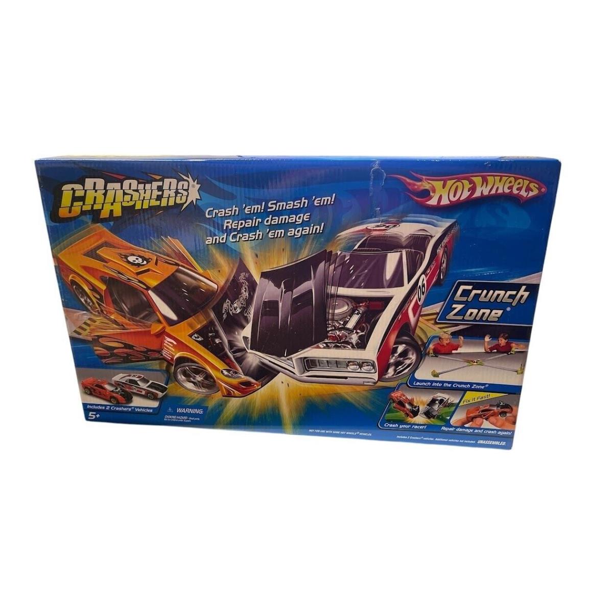 Hot Wheels Crashers Crunch Zone Crash Set - 5+ Years - Blue