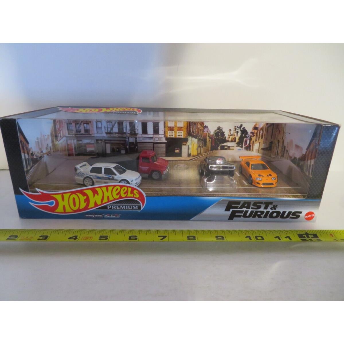 Hot Wheels Premium Fast Furious Charger Supra Jetta 4 Car Box Set 2019 Misb