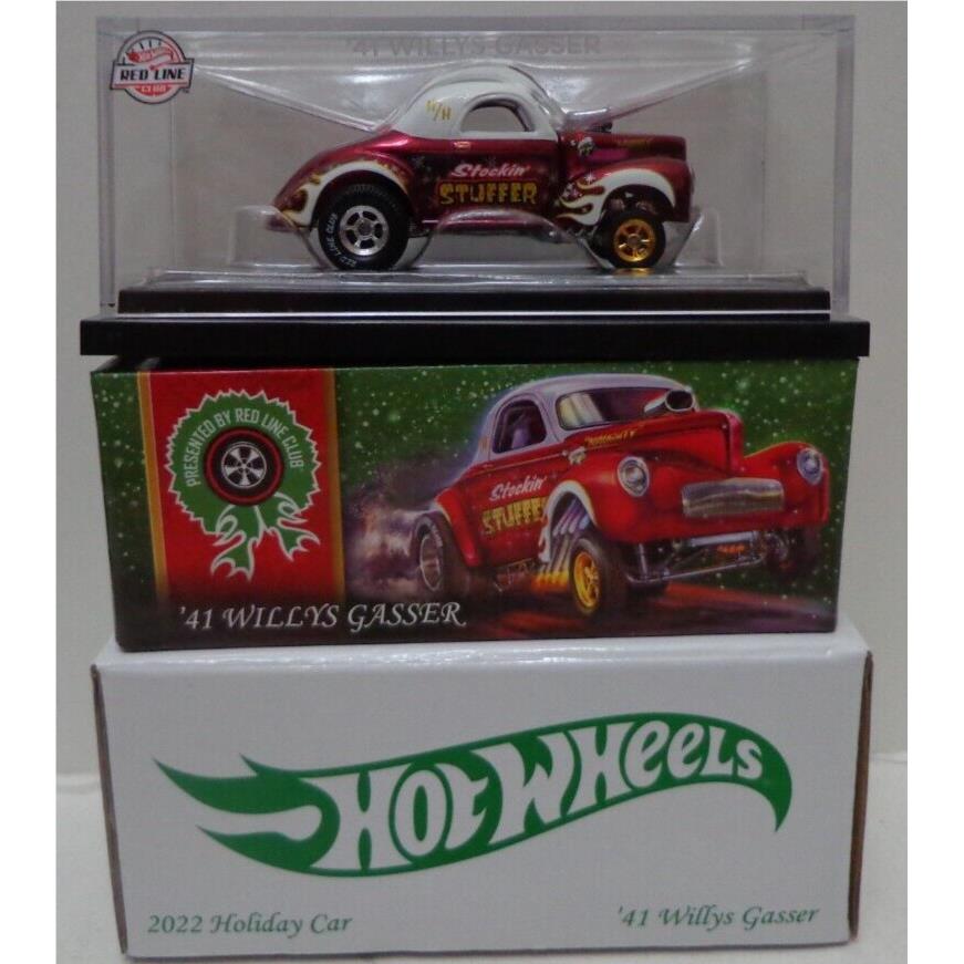 Hot Wheels Rlc/hwc 41 Willys Gasser 2022 Holiday Car 13678/30000