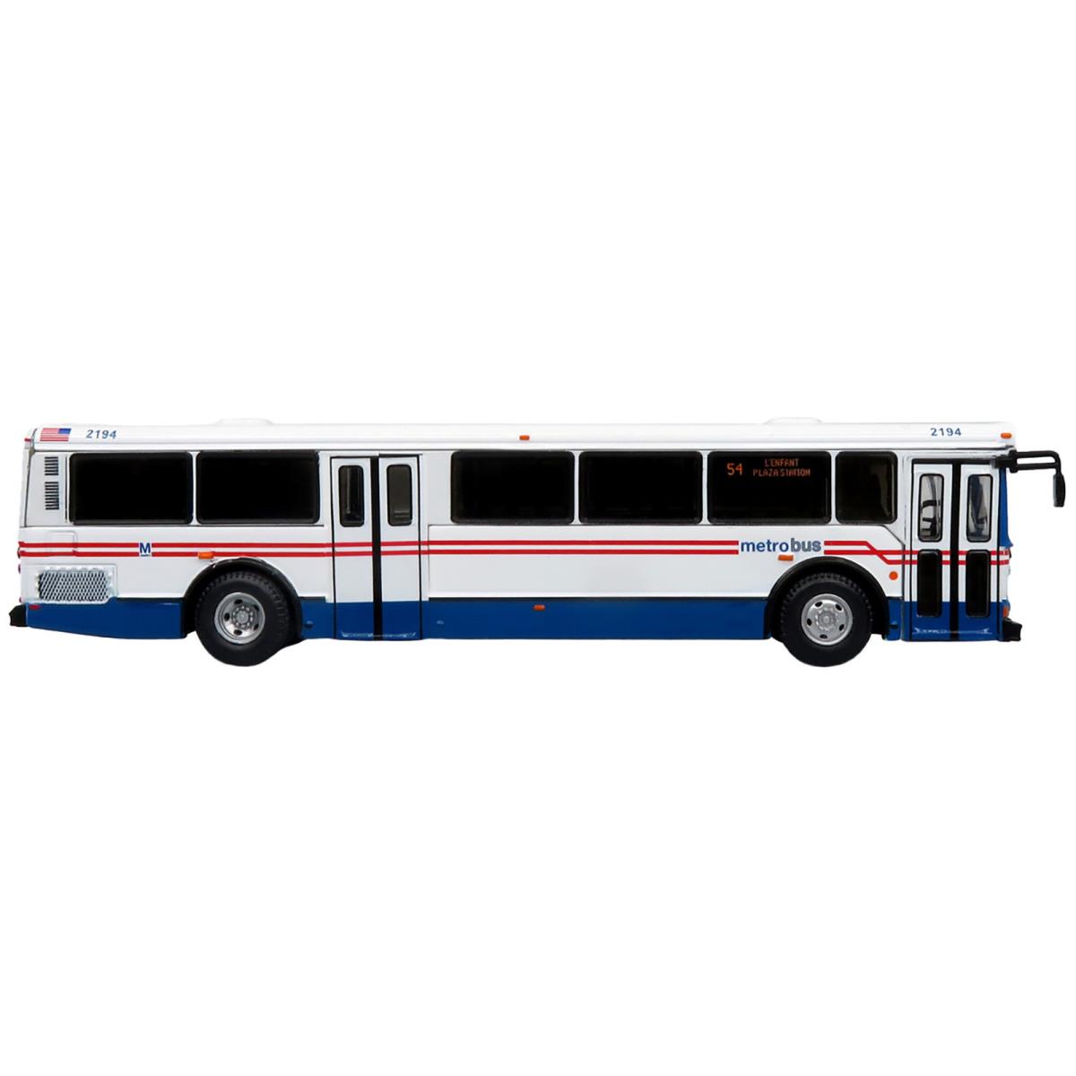2006 Orion V Transit Bus Wmata Washington 1/87 HO Diecast Model - White