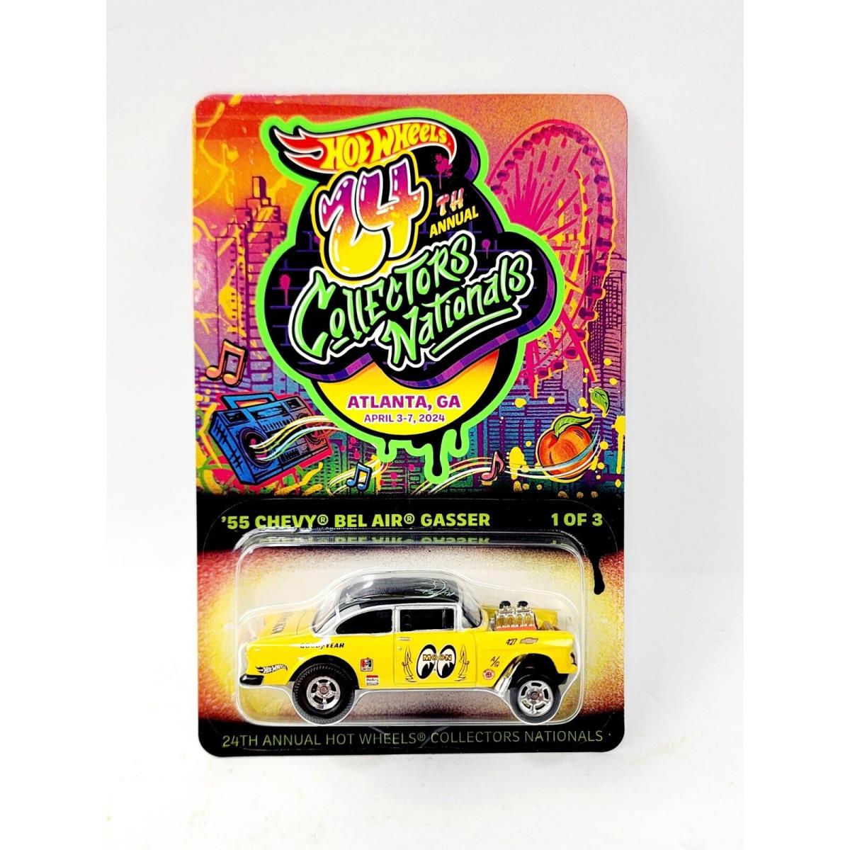 Hot Wheels 24TH Nationals `55 Chevy Bel Air Gasser 5589 Nice N1069
