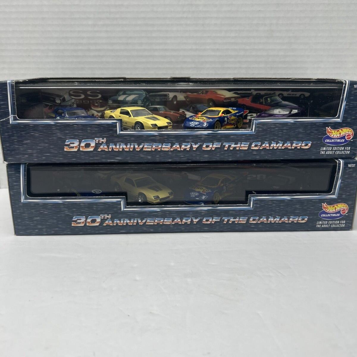 Hot Wheels 1997 30th Anniversary of Camaro 4-Car Set Limited Edition 2 Set