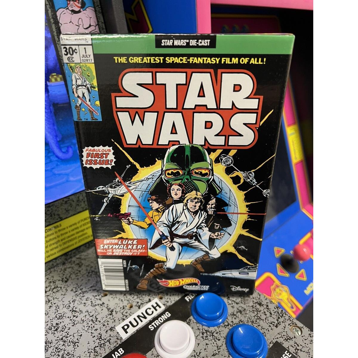2021 Hot Wheels Star Wars Green Darth Vader Sdcc Exclusive Mint Box