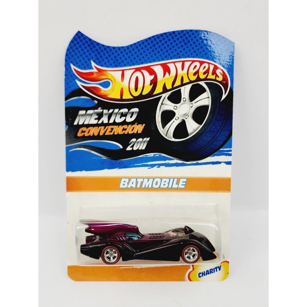 Hot Wheels 2011 Mexico Convention Batmobile Charity Car Rare Nice