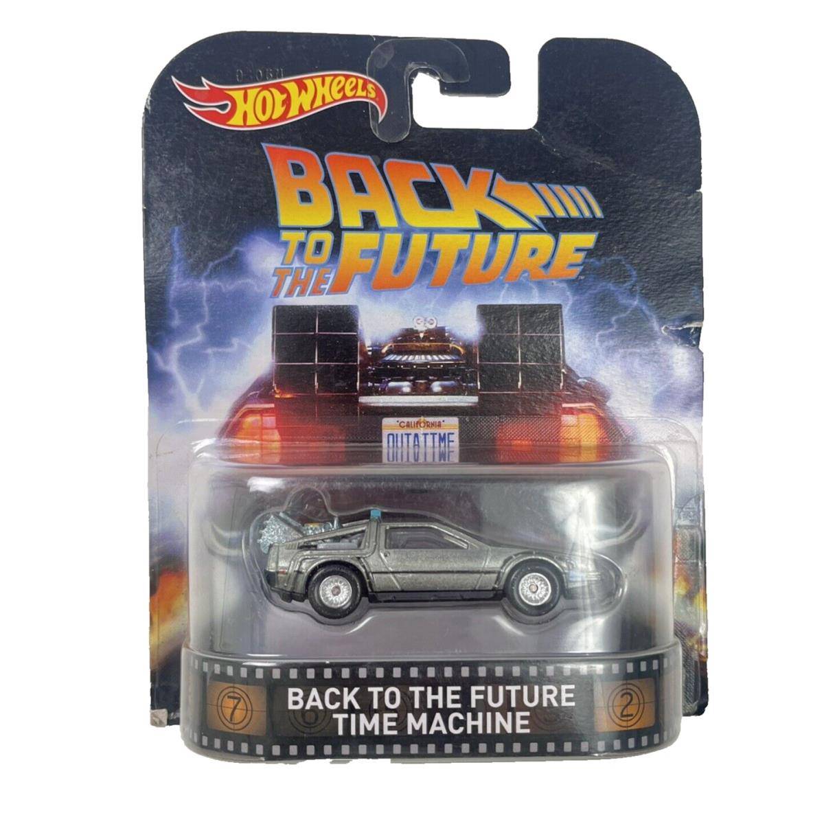 Hot Wheels Back To The Future Time Machine 1:64 Real Rider Retro Entertainment