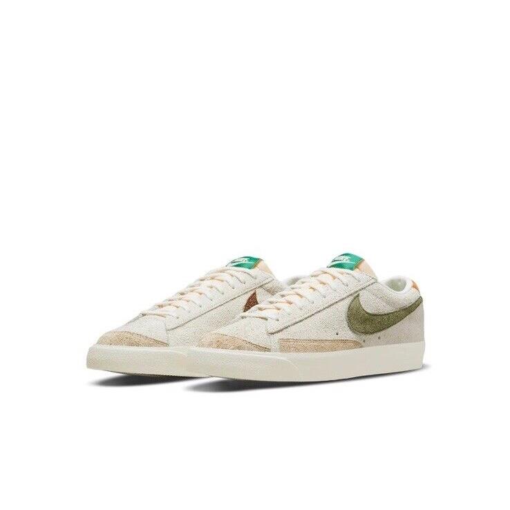 Men Nike Blazer Low 77 Lifestyle Shoes Coconut Milk/multi Colors DM7582-100 - Coconut Milk/Multicolor